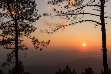 Fototapeta premium View at peak