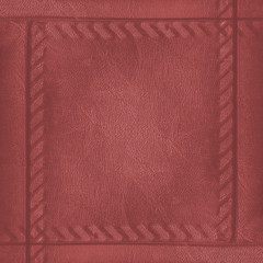 red  leather background, edging
