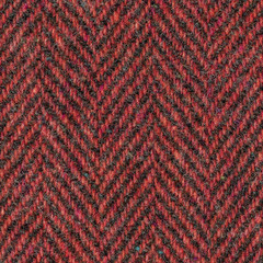 red tweed closeup