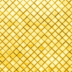 Gold mosaic tile