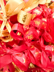 Fototapeta na wymiar chinese red ribbon