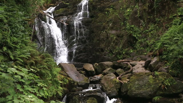 Torc Waterfall in Killarney National Park.