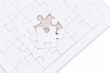 white jigsaw puzzle