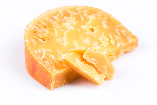 Piece of old cheese