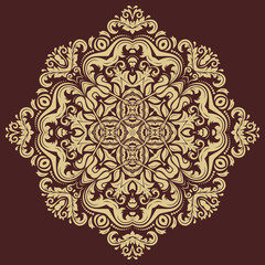 Floral  Pattern. Orient Abstract Background