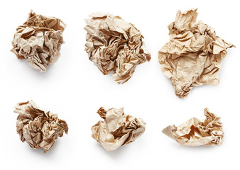 Crumpled paper