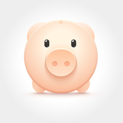 Vector Piggy Money Box Icon