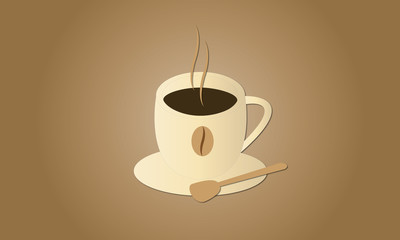 illustrazione di una tazzina di caffè