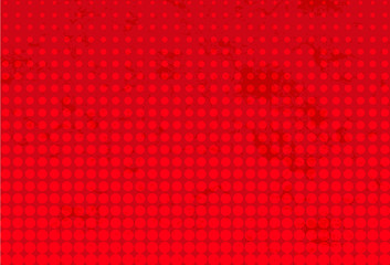 Abstract red halftone background vector illustration. 