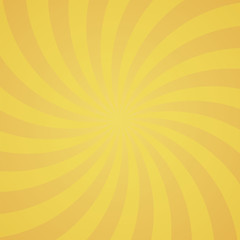 orange color swirl burst background. Vector illustration