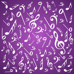 Note sound background