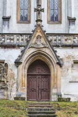 Fototapeta na wymiar entrance to chapel