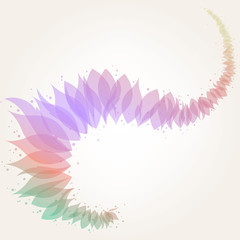 Abstract Flower Background - VECTOR