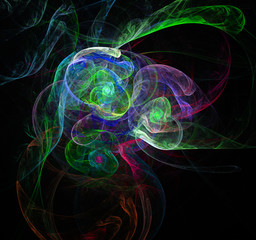 Abstract fractal background