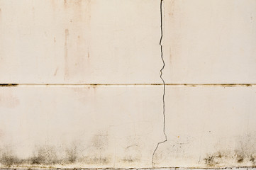 Old concrete crack