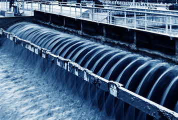 Modern urban wastewater treatment plant. - 77300740