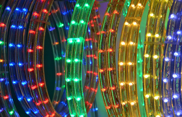 Mutlicolor light rope