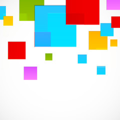 Abstract colorful squares