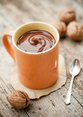  cocoa drink made of coconut milk