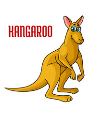 Cartoon kangaroo character
