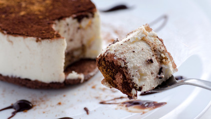 Tiramisu and Cinnamon Powder