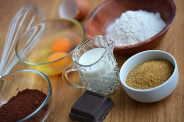 Ingredients for Making a Cake