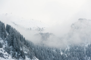 Winter scenery in Hintertux