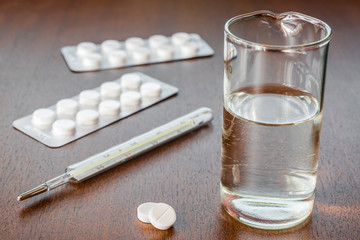 Cure the disease, measure temperature and take the pills