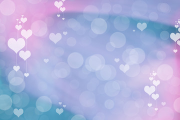 Hearts Abstract Background. St.Valentine's Day Wallpaper.