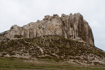 The rocky outcrop