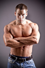 Fototapeta premium muscular man