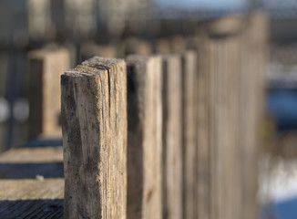 staccionata d'inverno