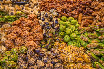 Sweets on the moroccan market