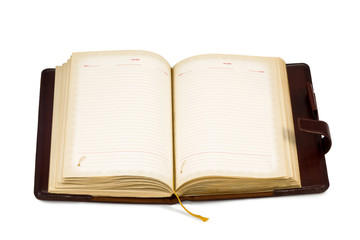 Opened notebook