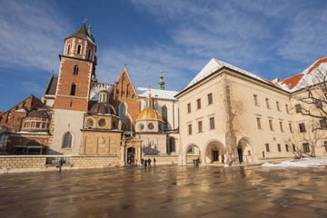 Fototapeta na wymiar Cracow - Wawel Castle