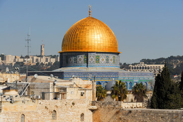 Fototapeta na wymiar Dome of the Rock in Jerusalem, Israel