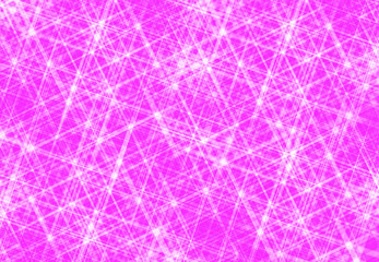 An abstract of white criss crosses on pink