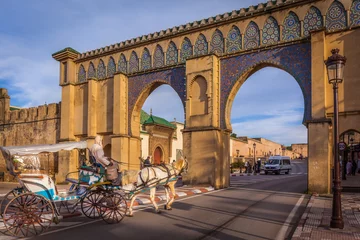 Foto op Aluminium Bab Moulay Ismail, Meknes © Maurizio De Mattei