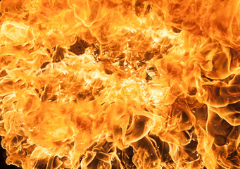 Beautiful stylish fire flames