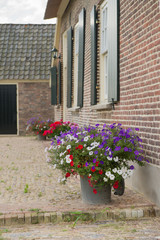 Fototapeta na wymiar Detail Dutch farmhouse
