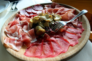 tagliere di affettati