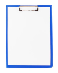 paper clipboard isolated on white