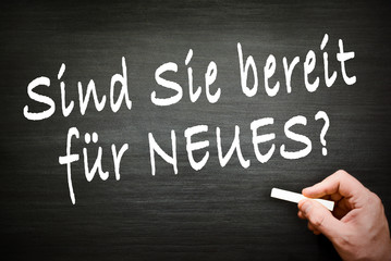 Fototapeta premium Sind Sie bereit?