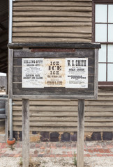 Bulletin board. Grey texture. Australia