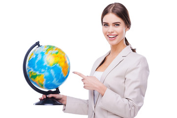 Fototapeta premium Supporting your business all around the world.