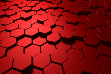 Obraz premium 3d background with hexagons