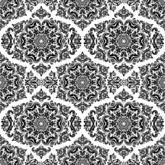 Floral Seamless  Pattern. Orient Abstract Background