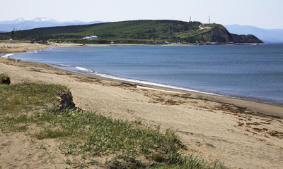 Sea of Okhotsk. Peninsula Puzin. Sakhalin. Far East. Russia