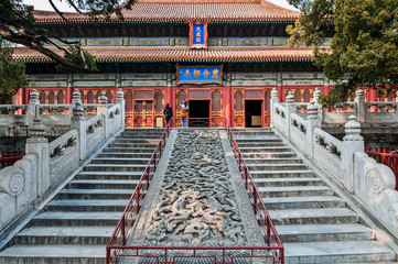 DaCheng Hall in The Temple of Confucius on Guozijian St, Beijing