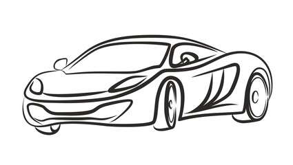 Super car logo